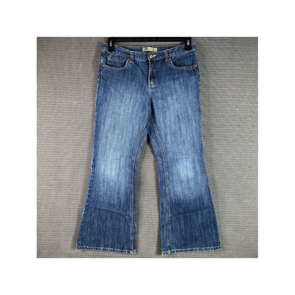 Women's Old Navy Classic Low Rise Flare Leg Jeans size 14 Plus 100% Cotton